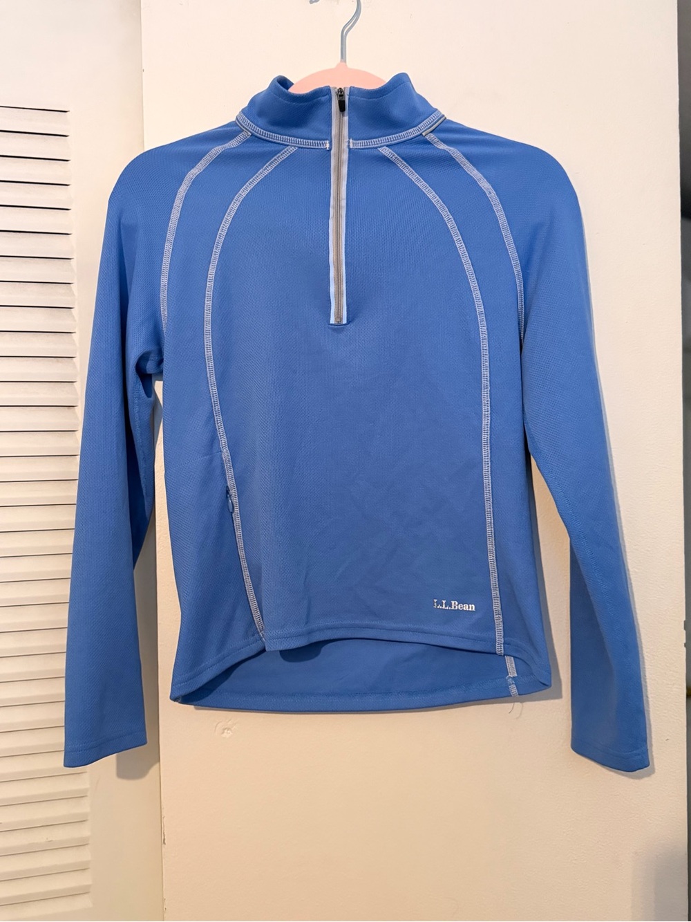 L.L. Bean Women’s Small Blue Performance 1/4 Zip Pullover